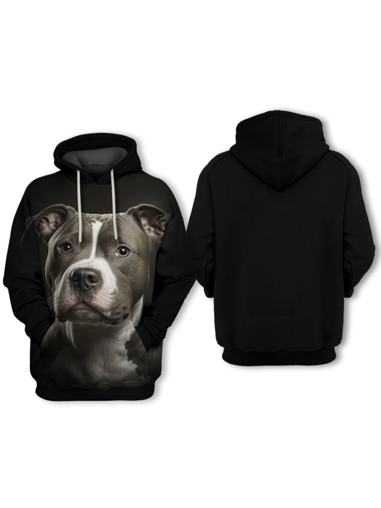 American Staffordshire Terrier - Unisex 3D Graphic Hoodie