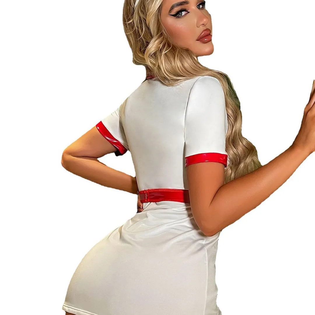 Churchf Sex Lingerie Sexy Female Nurse Uniform Seduction Role-Playing Set