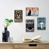 4pcs - Whimsy Black Cat- Vintage Metal Signs(8*12Inch/12*16Inch)