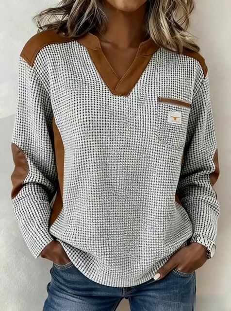 Women'S Casual Loose Solid Sweatshirt 