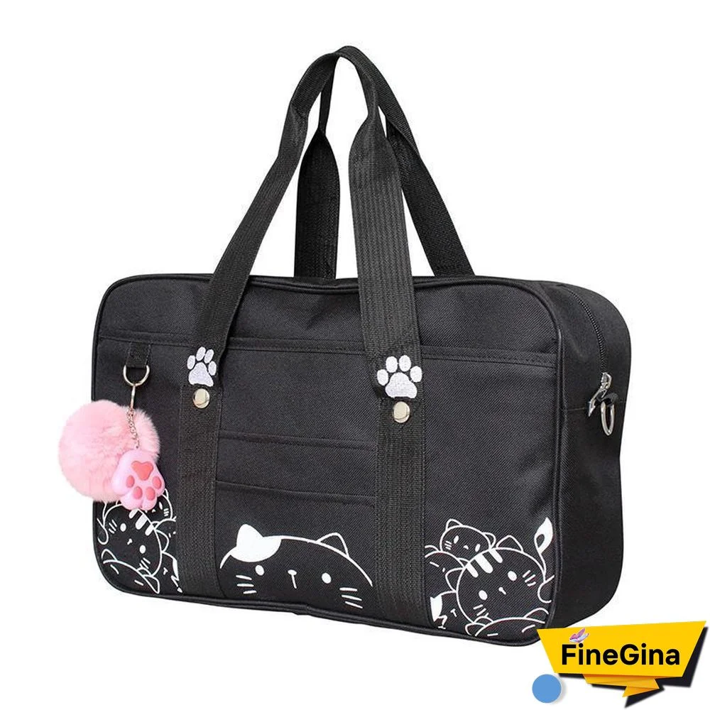 Japanese JK Cat Cartoon Uniform Crossbody Bag