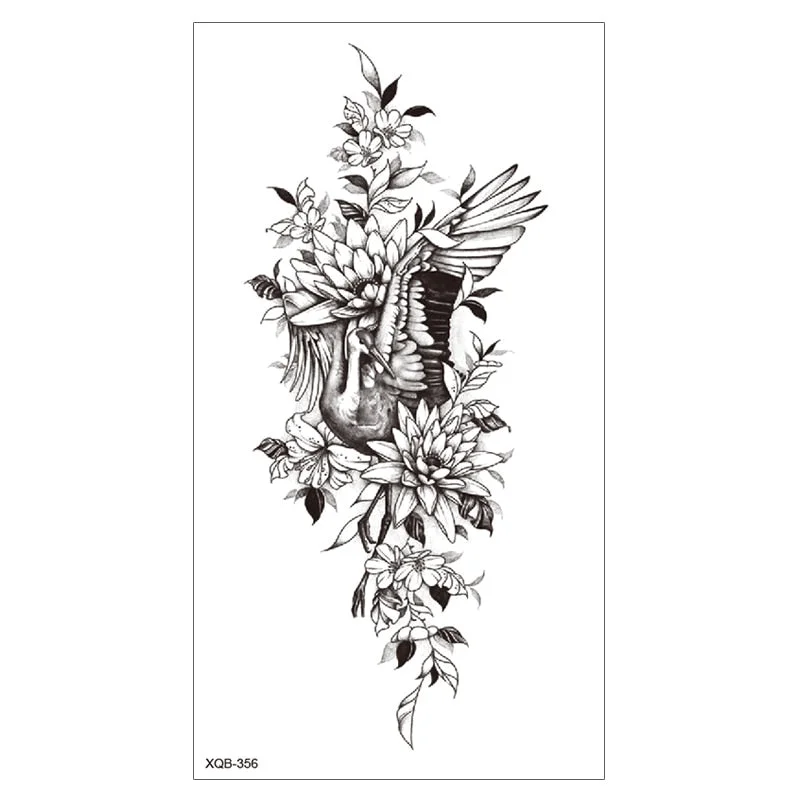 Lion King Waterproof Temporary Tattoo Stickers Body Art Fake Tatoo Animal Realistic Tribal Tiger Arm Sleeve transferable tattoo