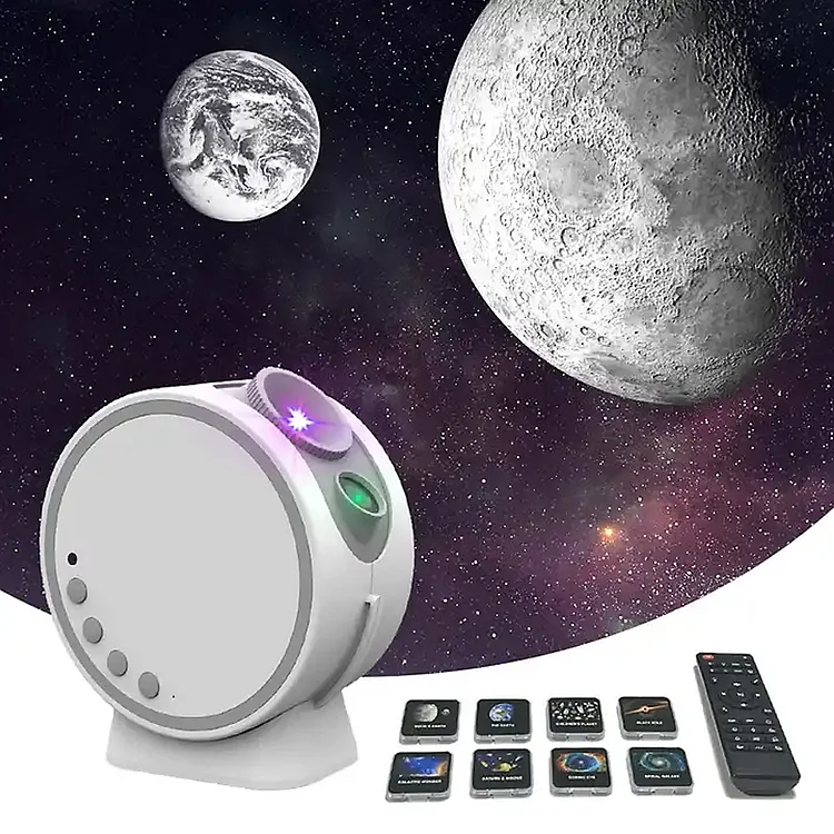 LED Galaxy Planetarium Star Projector Lamp