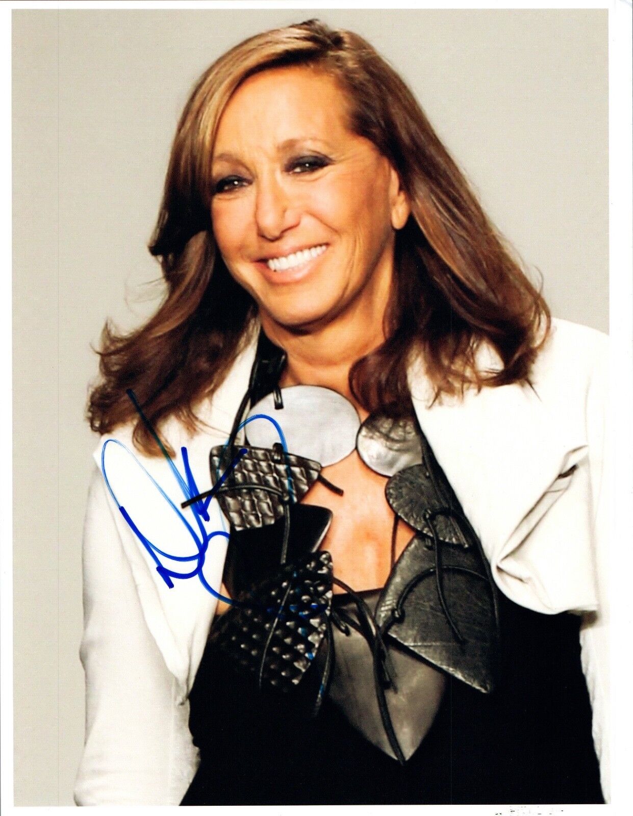 Donna Karan Signed Autographed 8x10 Photo Poster painting Fashion Designer COA VD