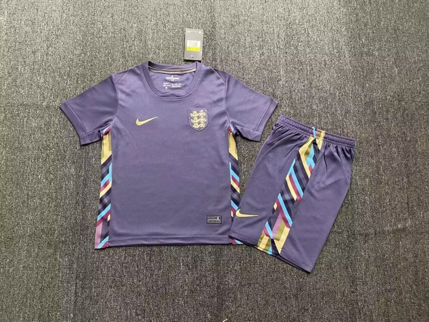 2024 England Away Kids Kit Football Jersey Thai Quality   Dd81d55525fa408fdad4c70fa6fb56bc 