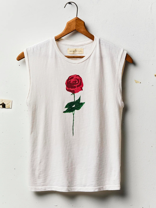 The "rose" Muscle Tee tjj Shicloths
