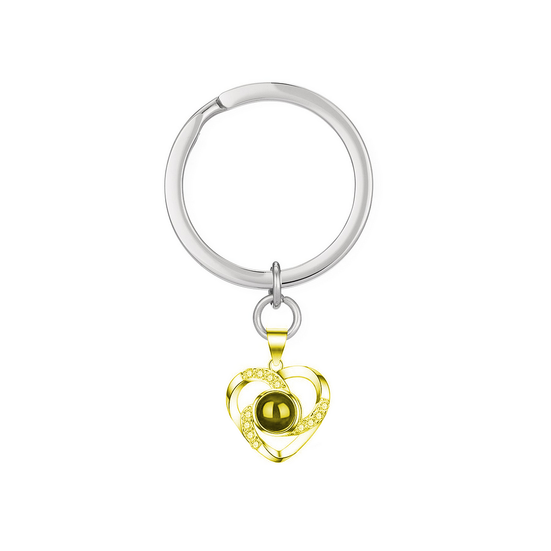 Projector Custom Personalized Circle Photo Necklace wetirmss