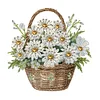 Diamond Painting-DIY Crystal Rhinestone Basket of Flowers
