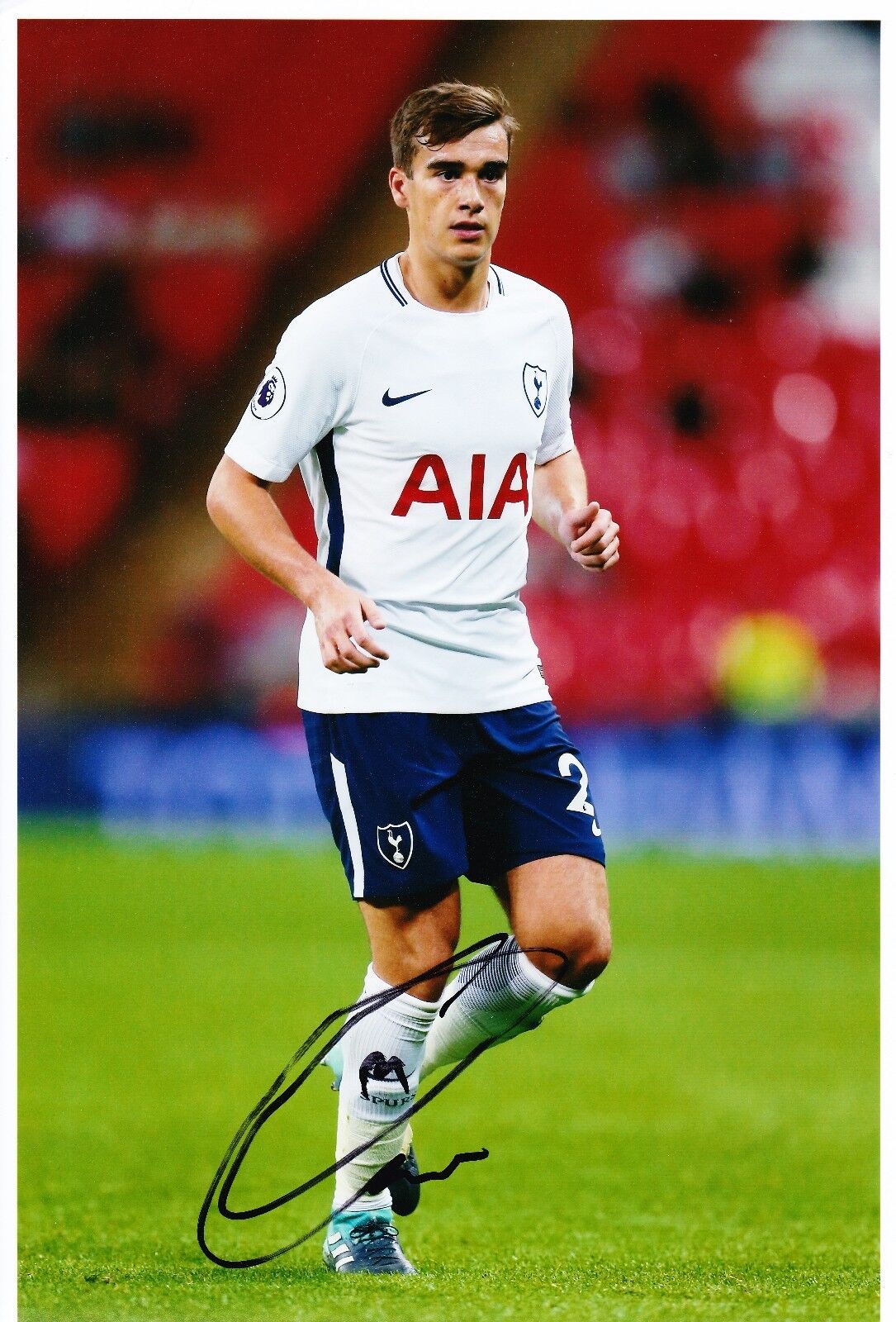 Harry Winks Signed 12X8 Photo Poster painting ENGLAND SPURS Tottenham Hotspur AFTAL COA (1867)