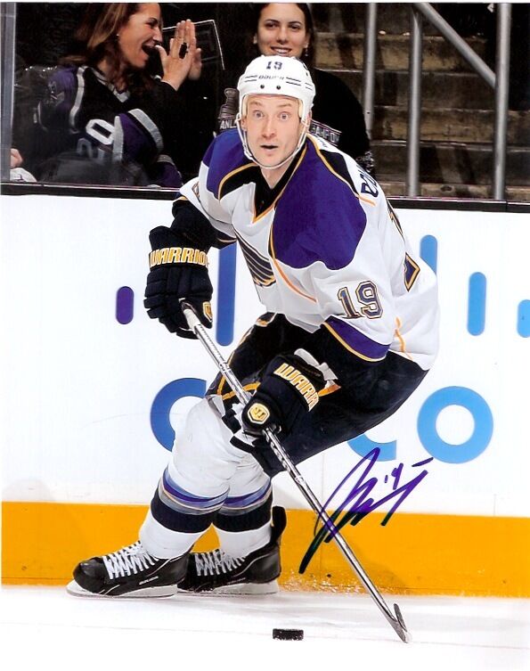 St Louis Blues Jay Bouwmeester Autographed Signed 8x10 Photo Poster painting COA A