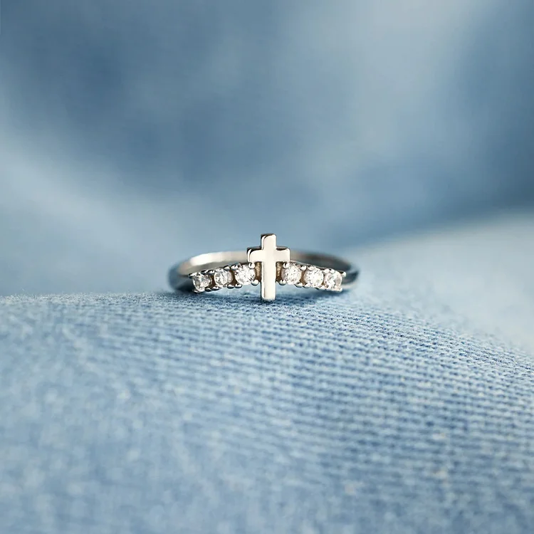 Jesus Is In Our Boat Cross Ring