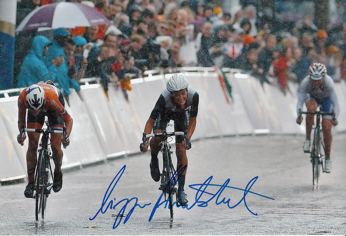 Lizzie Armitstead Hand Signed 12x8 Photo Poster painting London Olympics 2012 Silver Medalist.