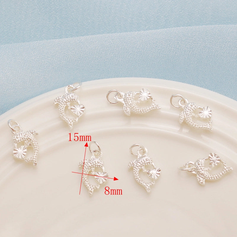 1 Piece Alloy Star Heart Shape Bow Knot Pendant