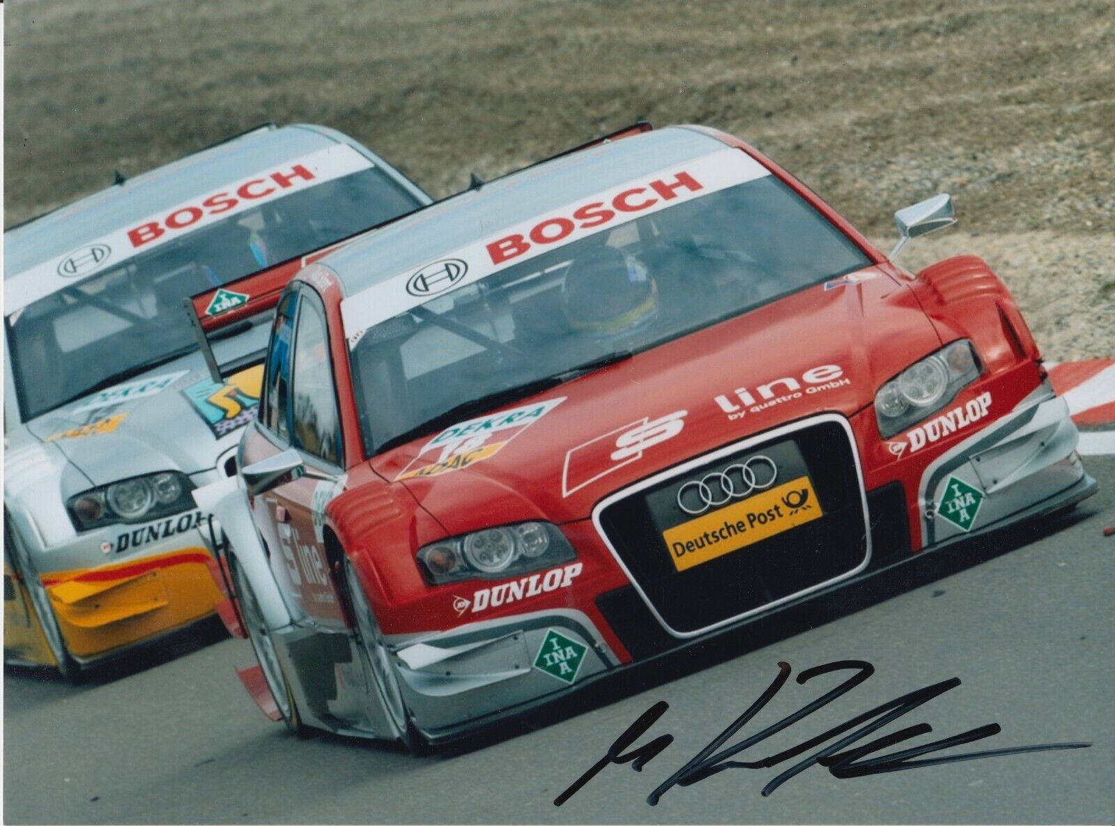 Mike Rockenfeller Hand Signed 8x6 Photo Poster painting - Audi Autograph 1.