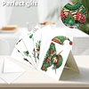 6PCS DIY Diamond Art Greeting Cards Christmas Elf Congratulations Cards & Gift