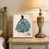 Framed Pearl Diamond Painting - Special Shaped - Princess Gown (17x22cm)