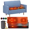 USB Rechargeable Heated Sleeping Bag Pad 3 Heat Levels 5 Heating Zones for Tent