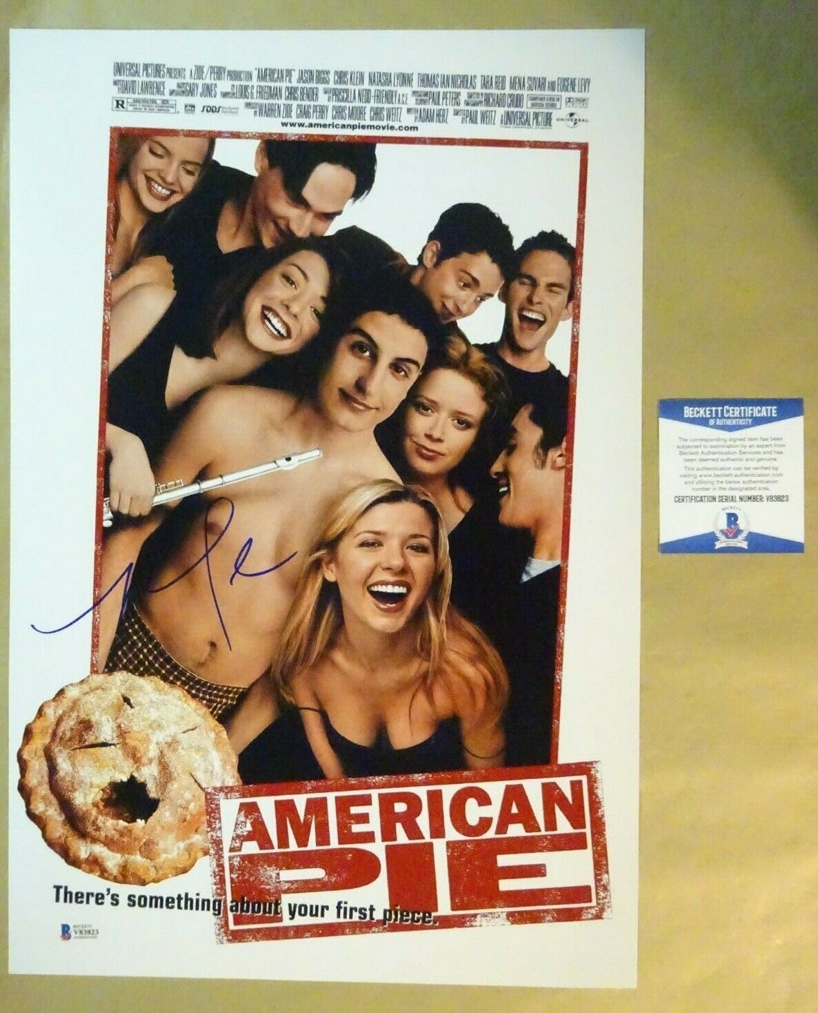 Signed NATASHA LYONNE Autographed American Pie 12x18