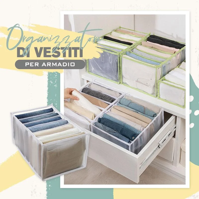 ✨Vendite dirette in fabbrica7,99€✨Organizzatore di vestiti per guardaroba