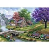 Kasuga Hut-11CT Stamped Cross Stitch 60*45cm/23.62*17.72in(Big Size) tapestrymarket