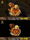 Fatty Super Saiyan 3 Super Dragon Fist Son Goku - Dragon Ball Resin Statue - sun Studio