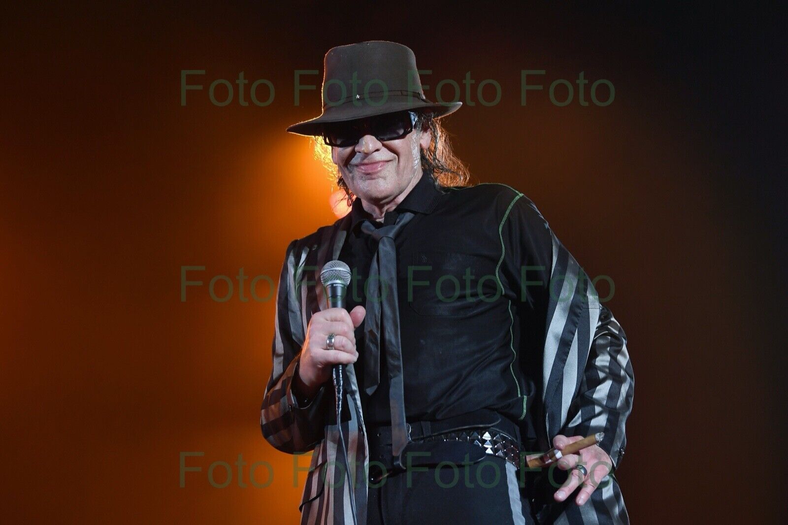 Udo Lindenberg Rock Musik Maler Foto 20 x 30 cm ohne Autogramm (Be-64