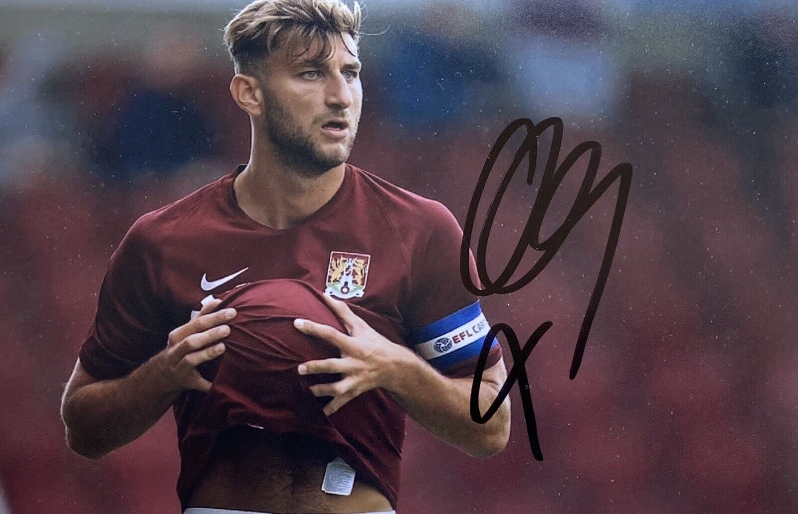 Charlie Goode Genuine Hand Signed Northampton 6X4 Photo Poster painting