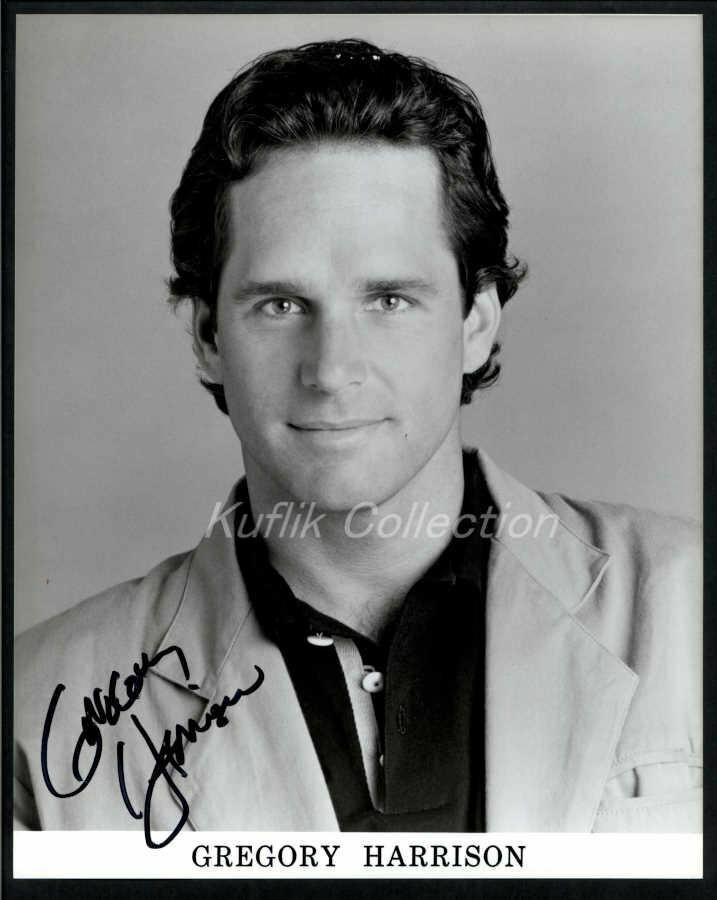 Gregory Harrison - Signed Autograph Headshot Photo Poster painting - Falcon Crest - Actor