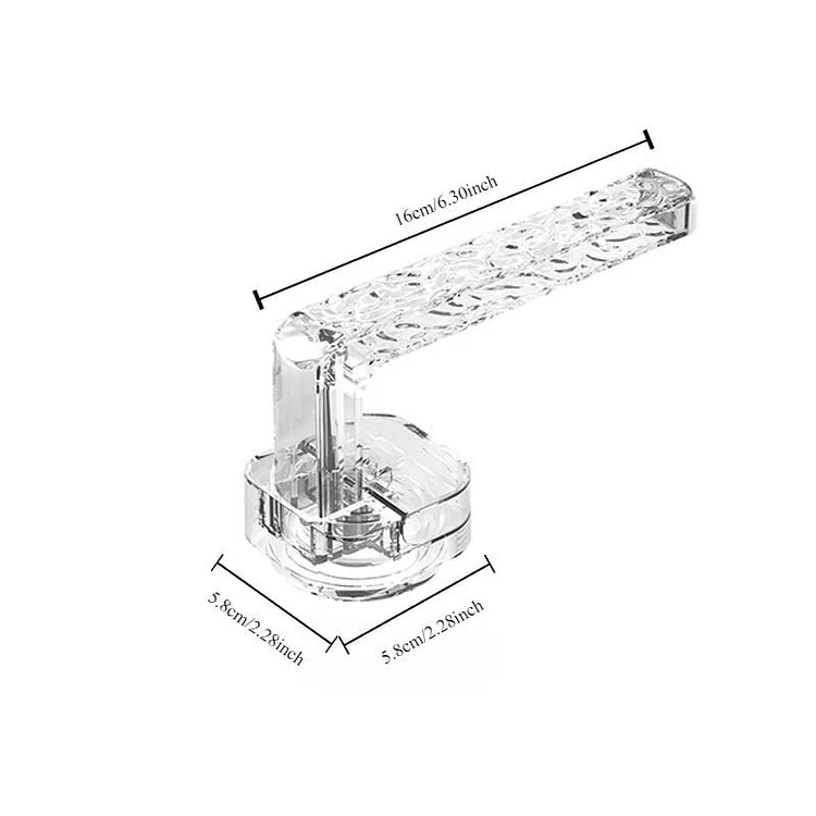 Transparent Ripple Multifunctional Suction Handle