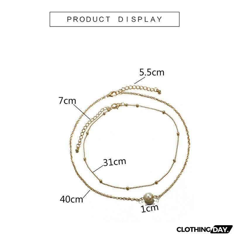 Layered Pearl Choker