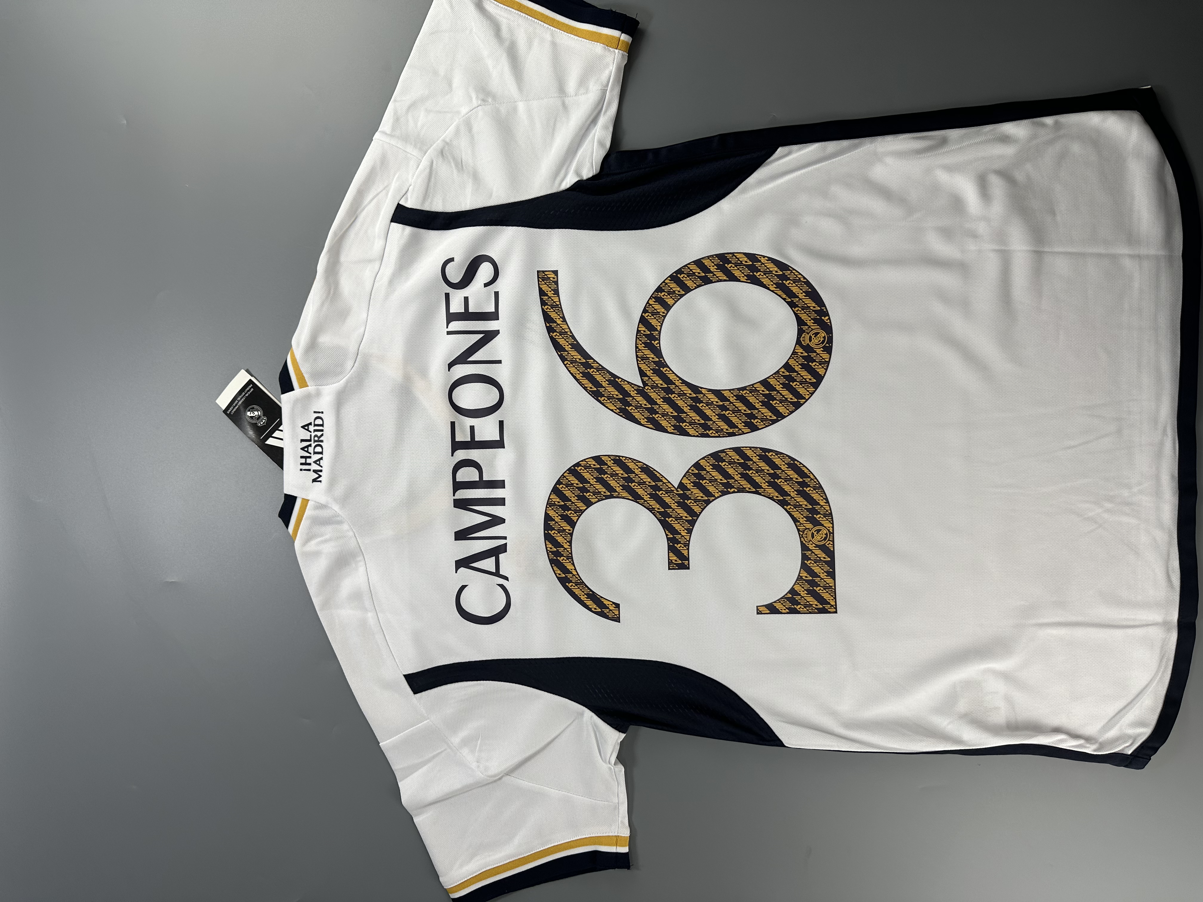 2023-2024 Real Madrid Home 36 Champions Commemorative Edition Football Shirt 1:1 Thai Quality