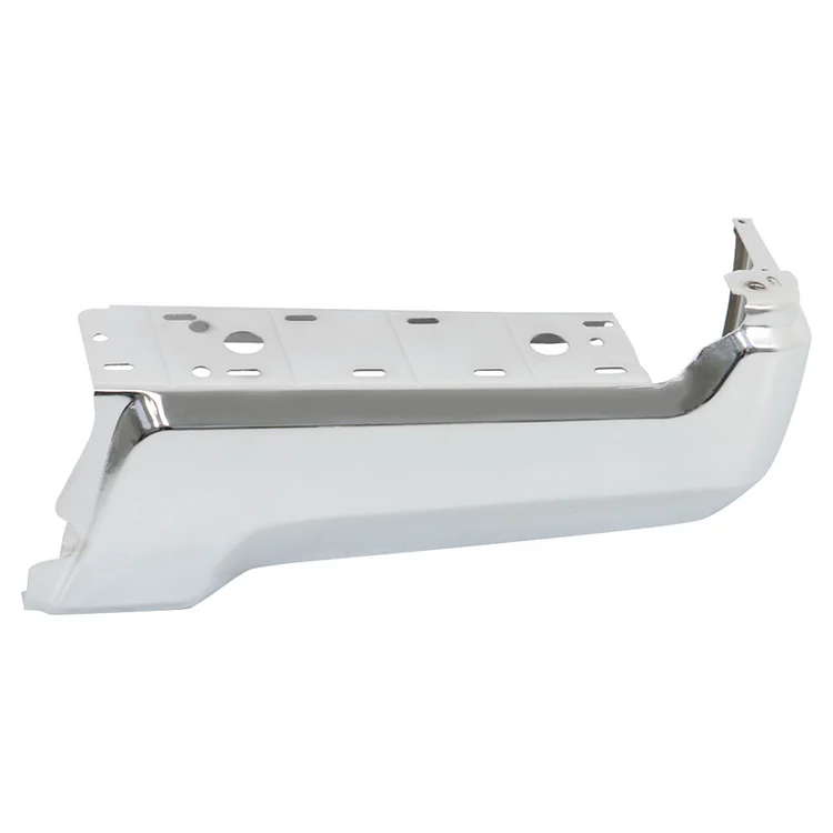 SEBLAFF Rear Right Passenger Side Chrome Bumper Face Bar without Parking Sensor Holes Replacement for 2017-2022 F-250 F-350 Super Duty