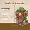 3D Puzzle Box Miniature DIY Desktop Storage Kit (Onsen Saga)