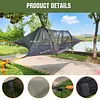 [US Local Warehouse] Camping Hammock with Mosquito Net Waterproof Rainfly 3 Point Hammock Tent 660 LBS Load Capacity 2-Person Tree Tent Hammocks for Outdoor Backpacking & Hiking
