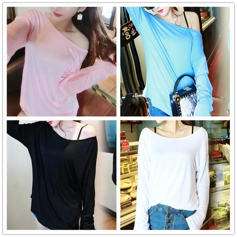 Black/White/Pink/Blue Loose Backless Shirt SP1811911