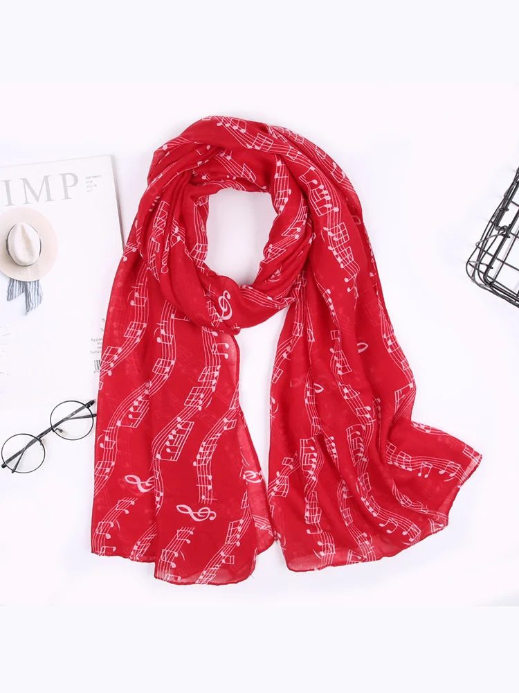 Musical Notes Music Lover Essential Scarf