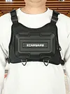 Sports Chest Bag Chest Fanny Pack Adjustable Strap Breathable for Cycling Hiking