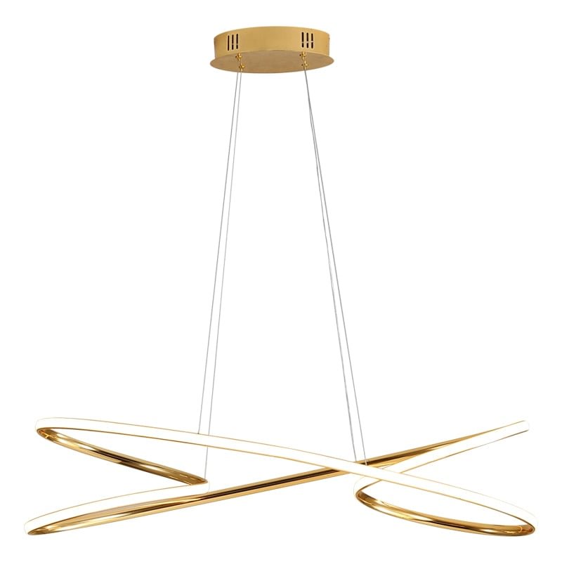 Gold Chrome Plated Modern Led Pendant Lights For Dining Room Kitchen Room Bar Shop Ceiling Lamp Free Shipping