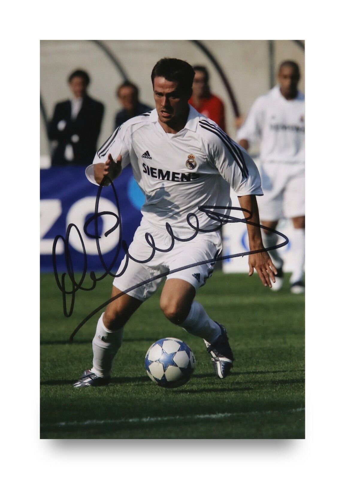 Michael Owen Hand Signed 6x4 Photo Poster painting Liverpool England Real Madrid Autograph + COA