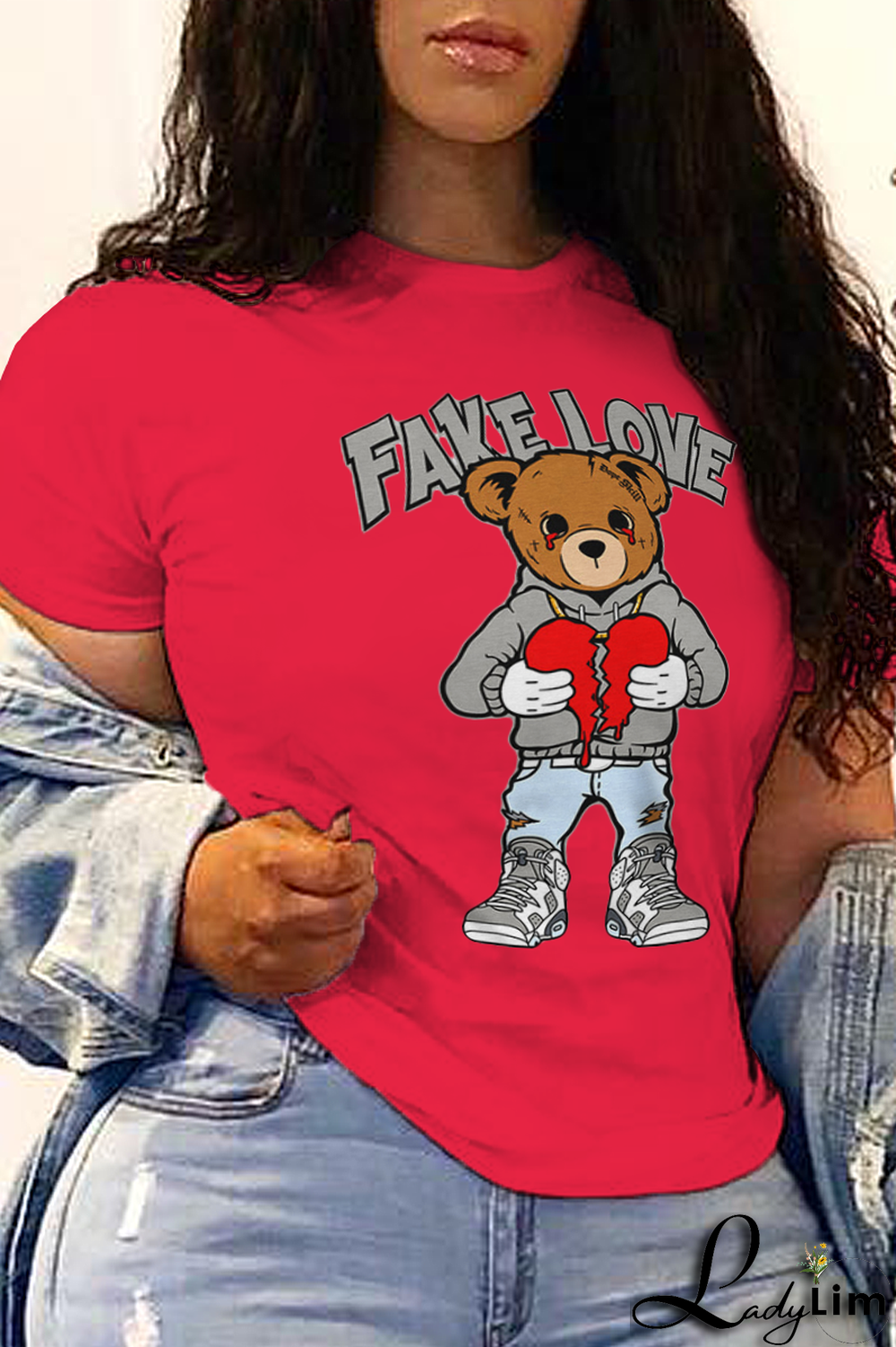 Orange Casual Daily Print Patchwork O Neck T-Shirts