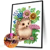 >SALE<5D DIY Partial Special Shaped Drill Diamond Painting Hedgehogs Kit Decor 30x40cm
