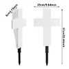 Solar Cross Stake Light Waterproof Outdoor Peaceful Lamp for Garden Balcony Yard