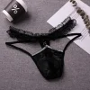 Low-Rise Sexy Lace Transparent Seamless U-Convex Thong