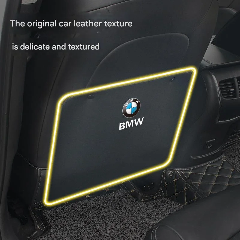 Car modified seat rear atmosphere light anti-kick pad