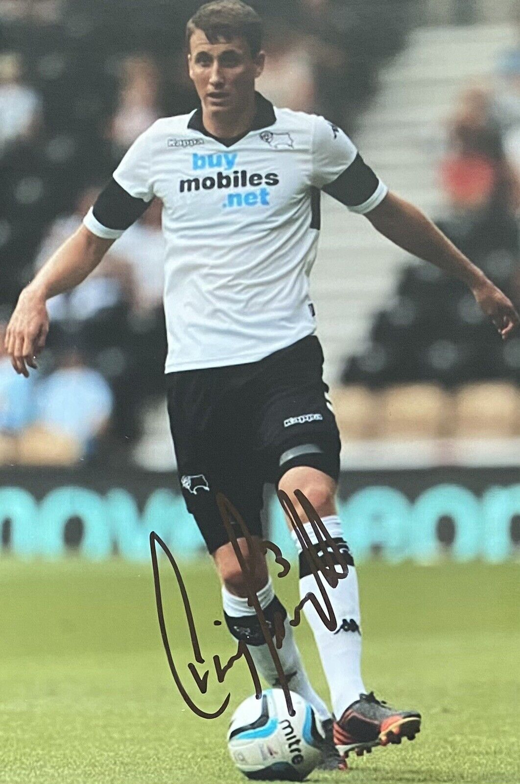 Tomasz Cywka Genuine Hand Derby County 6X4 Photo Poster painting