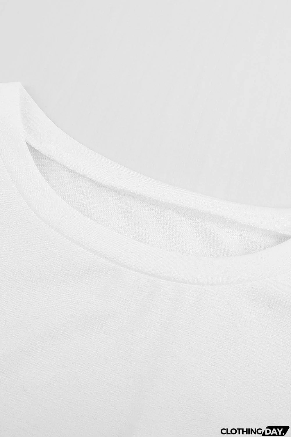 Beige Pocketed Side Slits Short Sleeve Tee