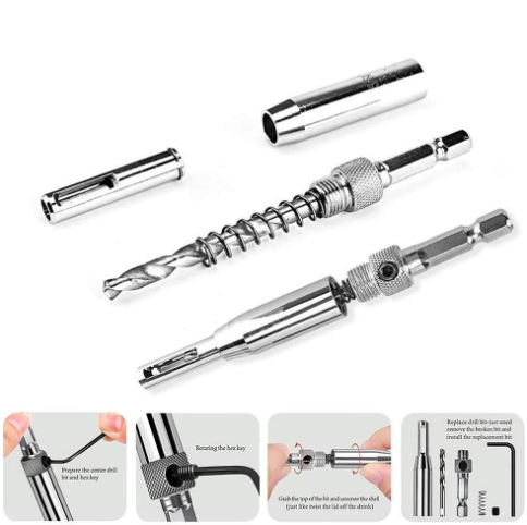 Self Centering Drill Bits (7 Piece Set)