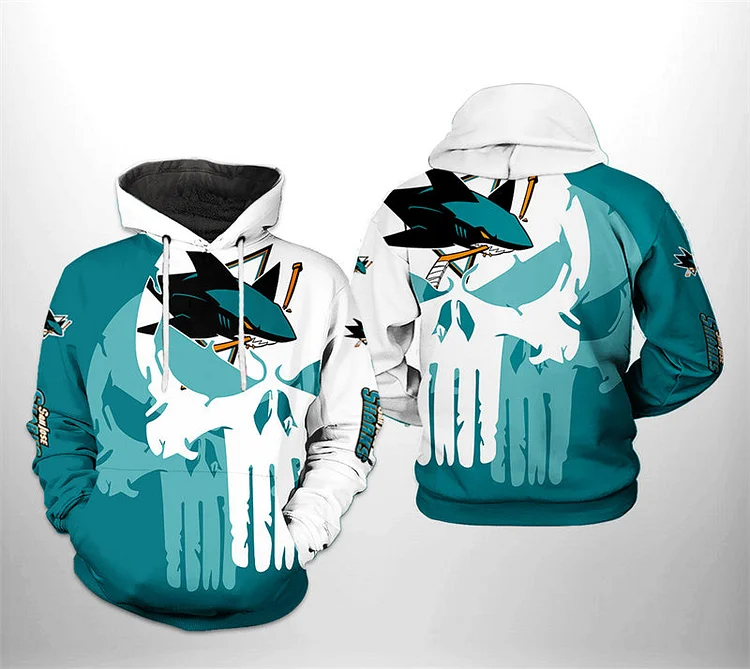 San Jose Sharks
3D Printed Hooded Pocket Pullover Hoodie