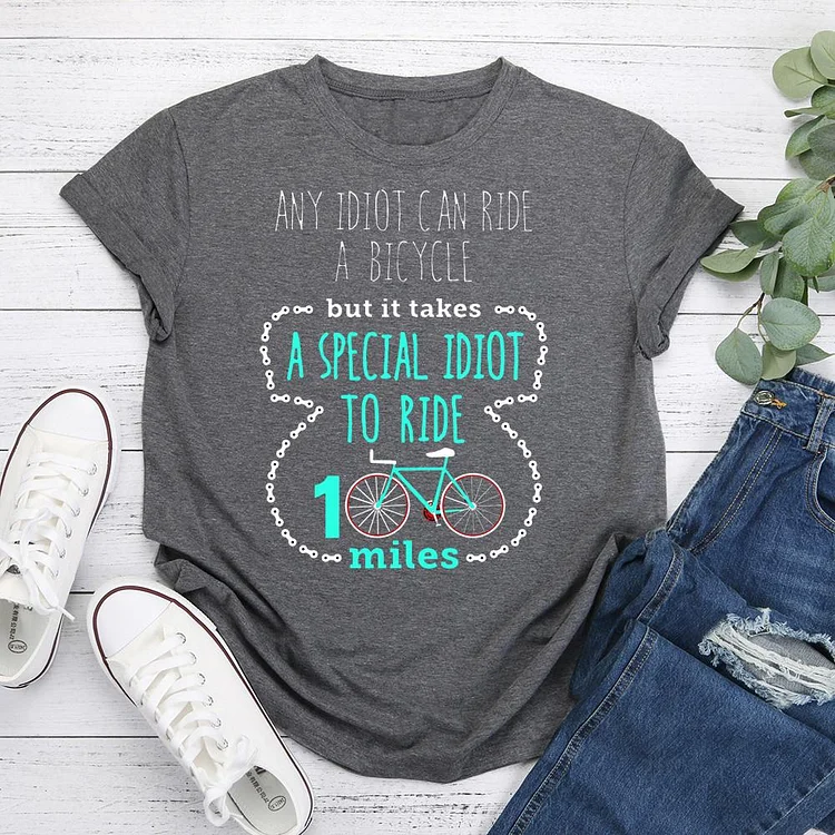 A Special Idiot To Ride 100 Miles T-shirt Tee -05730-Annaletters