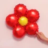50PCS Aluminum Film 18" Colorful 5 Petals Flower Shaped Balloons Wedding Party Festive Decors